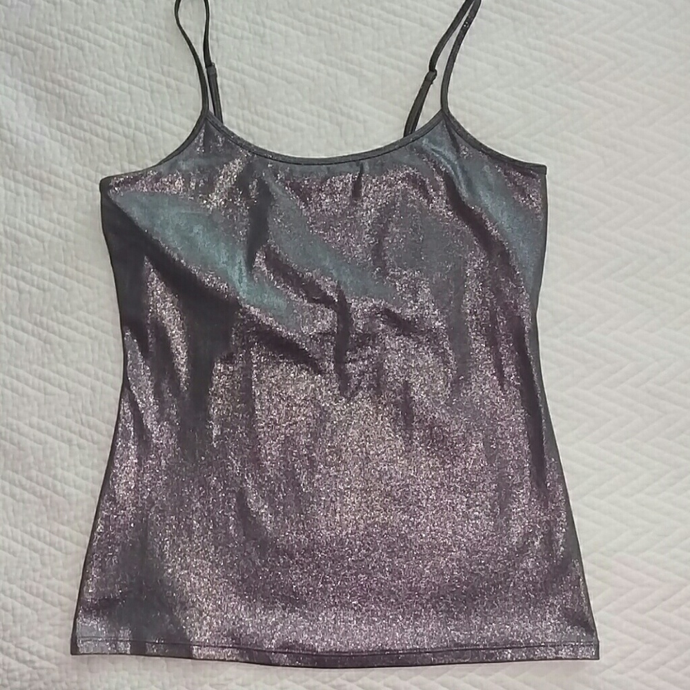 WHBM Cami, silver & grey WHBM